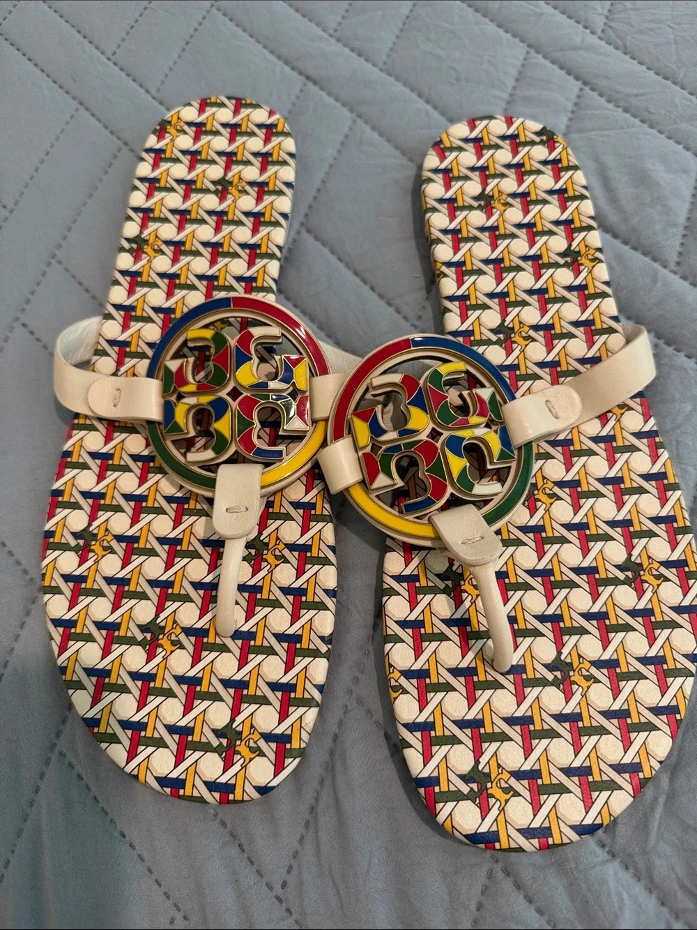 Tory Burch Miller limited edition multi color Sandals